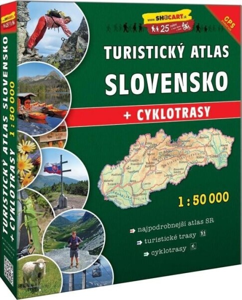 Turistický atlas Slovensko 1:50 000 - autorů kolektiv