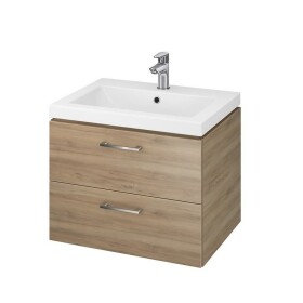 Koupelnová skříňka s umyvadlem Cersanit LARA 59,4x46x44,7 cm ořech mat S801-148-DSM S801-148-DSM