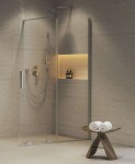 RAVAK - Roll Sprchová stěna Walk-In 120x195 cm, chrom/čiré sklo X9WVG0C00Z1