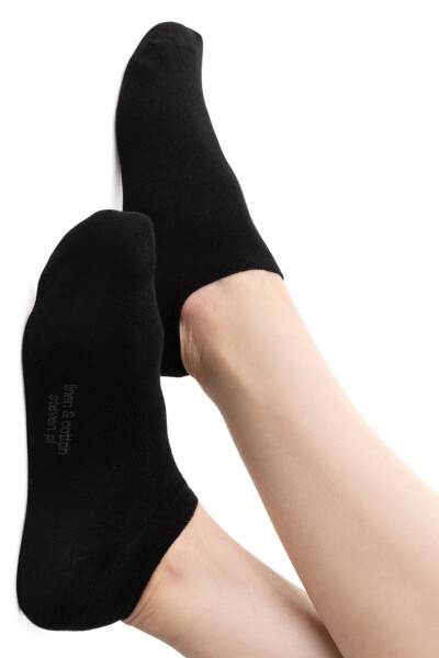 LINEN FEET 174 černá 41-43