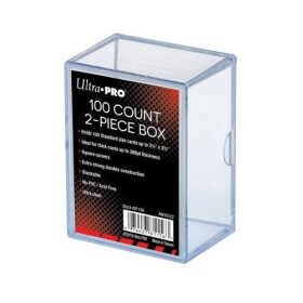 Plastová krabička na 100 karet Ultra PRO - čirá