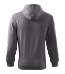 Trendy Zipper mikina pánská ocelově šedá XL