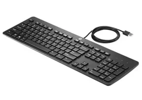 HP USB Slim Business Keyboard černá / Drátová klávesnice / USB / PT (803181-131)