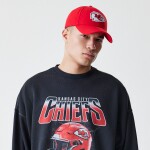 New Era Pánská mikina Kansas City Chiefs NFL Washed Oversized Crew Neck Sweater Velikost: XL