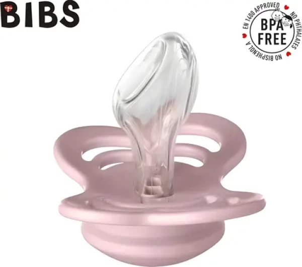 Bibs Couture Pink Plum M / Dudlík / Ortodontický / Silikonový (5713795221417)