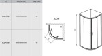 RAVAK - Blix Čtvrtkruhový sprchový kout čtyřdílný BLCP4-90, 88-90 cm, lesklý hliník/sklo Grape 3B270C00ZG