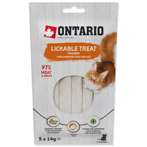 Ontario Pochoutka lízací kuře 5x14g (213-53313)