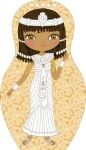 Oblékáme egyptské panenky - Farah - Charlotte Segond-Rabilloud