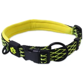 Active Dog Mystic M limetka / Obojek pro psy / Nylonový / 44-55 cm / šířka 2 cm (0904-91544)