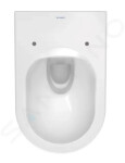 DURAVIT - ME by Starck Závěsné WC, Rimless, s HygieneGlaze, alpská bílá 2529092000