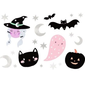 Halloween tetování dočasné , mix vzorů 20 ks
