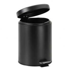 SLEZAK-RAV - Odpadkový koš, 5 litrů, černá matná, Koupelnový doplněk COLORADO, Barva: černá matná COA1305CMAT