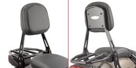 Ts1160B opěrka s malým nosičem Honda Cmx 500 Rebel (17-24), černá
