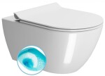 GSI - PURA závěsná WC mísa, Swirlflush, 36x55cm, bílá ExtraGlaze 881511
