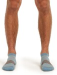 Pánské merino ponožky ICEBREAKER Mens Multisport Light Micro, Flint Blue/Cumin/Porcini velikost: 42-44 (M)