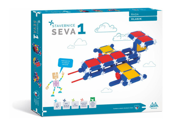Stavebnice Seva 1 Klasik/222 dílků