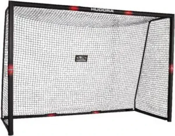 Hudora Pro Tect 300 / Fotbalová branka / 300x200x120 cm / ocelová konstrukce / síť s kolíky (76915)