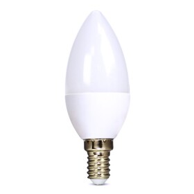 Žárovka LED E14 6W C37 bílá přírodní SOLIGHT WZ410-1