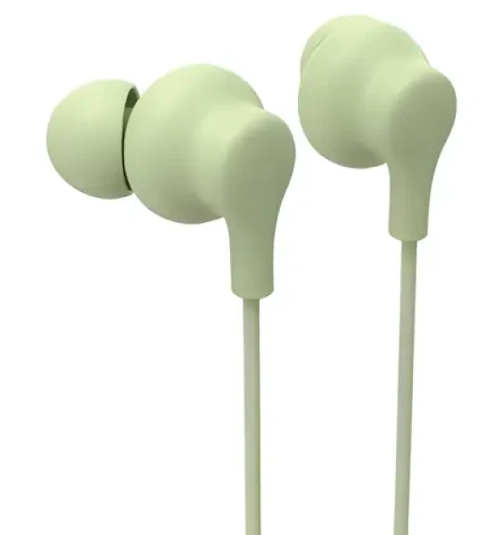 Hama EP Curly zelená / Sluchátka do uší / mikrofon / USB-C / 1,2 m