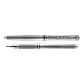 Uni Signo Broad UM-153 gelový roller stříbrný 1,0 mm