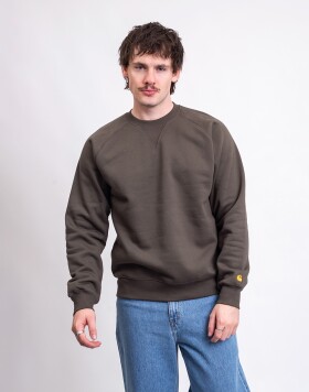 Carhartt WIP Chase Sweat Shungite/Gold S