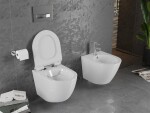 MEXEN/S Lena Závěsná WC mísa včetně sedátka slow-slim, duroplast, bílá