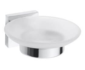 SAPHO - X-SQUARE mýdlenka, mléčné sklo, chrom XQ802