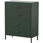 Komoda Kovová Carla Modern Bottle Green