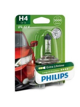 Philips LongLife EcoVision 12342LLECOB1 H4 P43t-38 12V 60/55W
