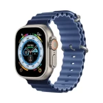 Devia Deluxe Series Sport6 světle/tmavě modrá / Řemínek / silikonový / Apple Watch 40/41 mm (6938595381638)
