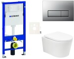Závěsný WC set Geberit do lehkých stěn / předstěnová SAT BREVIS SIKOGESBRTORD50 SIKOGESBRTORD50