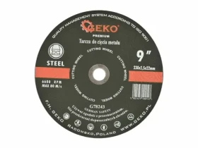 GEKO G78243 / Řezný kotouč na kov / 230 x 2.5 x 22.2 mm (G78243)