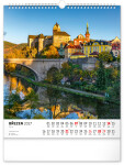Nástěnný kalendář 2027 Notique Česká republika, 30 x 34 cm