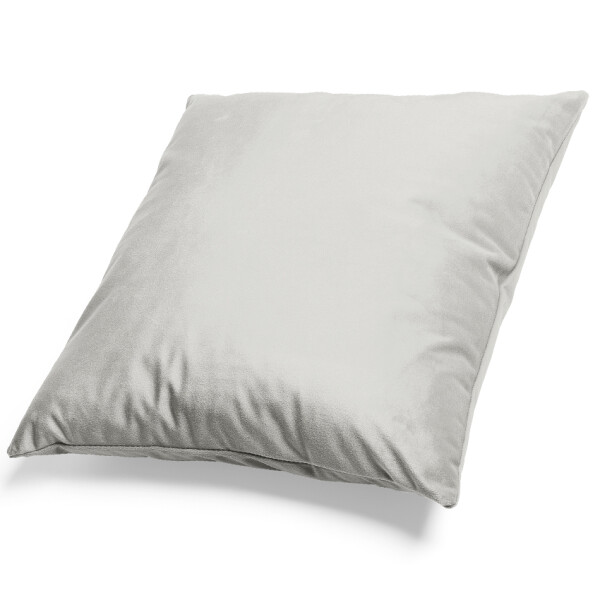 Mikroplyšový povlak na polštář 50x50 cm Světle Šedý