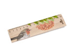 Dřevěné pravítko 15 cm - Červenka