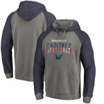 Fanatics Pánská Mikina Washington Capitals Freedom Tri-Blend Raglan Pullover Hoodie Velikost: