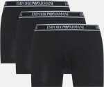 Pánské boxerky 3Pack 111473 4R717 černé Emporio Armani