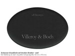 VILLEROY & BOCH - Keramický dřez Double-bowl sink Ebony modulový 895 x 630 x 220 bez excentru 632391S5