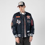 New Era Pánská bunda Houston Astros MLB Alpha Industries MA-1 Bomberjacke Velikost: M