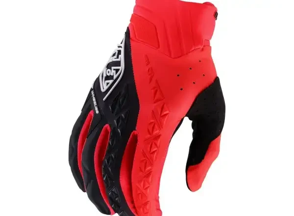 Troy Lee Designs SE PRO rukavice Glo Red vel. S