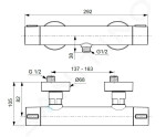 IDEAL STANDARD - ALU+ Termostatická sprchová baterie, hedvábná černá BD582XG