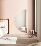 Erga Kori, půlkruhové LED zrcadlo 70x140cm, 2875 lm, 3 barvy světla, ERG-V01-KORI-7014-CL