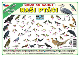 Sada 48 karet - Naši ptáci - Petr Kupka