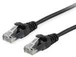 Equip Patch kabel Cat6 U/UTP černá / Síťový kabel / RJ-45 / 10 m (625456)
