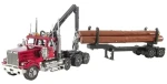 Metal Earth 3D Puzzle Western Star 4900 Log Truck s návěsem