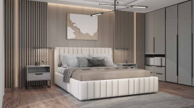 FRONTI Postel MODEL 16 180x200 béžová - MONOLITH 04