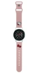 Hello Kitty Silicone Kitty Head růžová / Řemínek na hodinky / silikonový / univerzální 22 mm (HKUWLSCHBLP)
