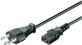 Goobay 93617 IEC propojovací kabel 2 m černá (4040849936173)