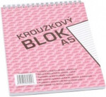 Blok horní vazbou A6, čistý, 50 listů