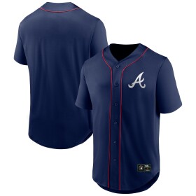 Fanatics Pánský dres Atlanta Braves MLB Foundation Fantrikot Velikost: M